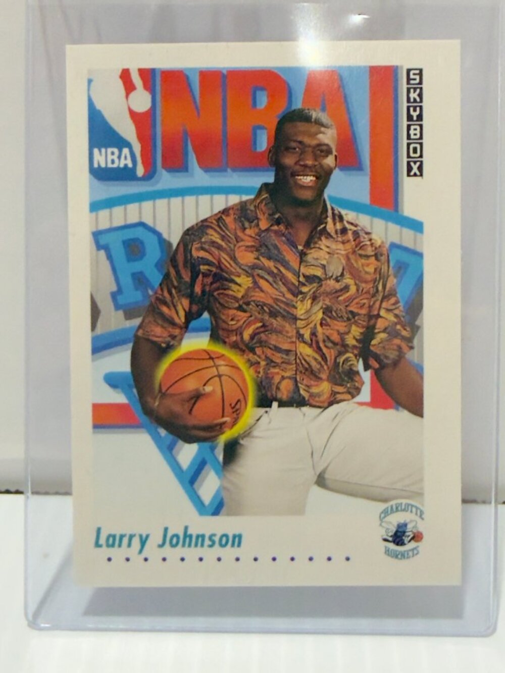 1991-92 Skybox - NBA Draft Larry Johnson #513 (RC)